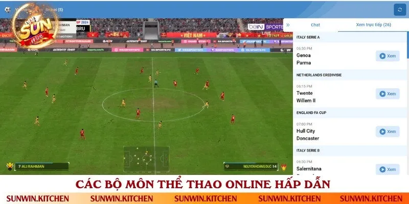 Những bộ môn thể thao được mô phỏng chân thực đến từng chi tiết