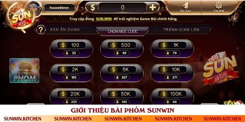Đánh bài phỏm với thiết kế giao diện thân thiện và đồ họa sắc nét