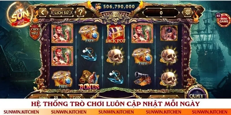 Kho game được cập nhật chất lượng cao và liên tục