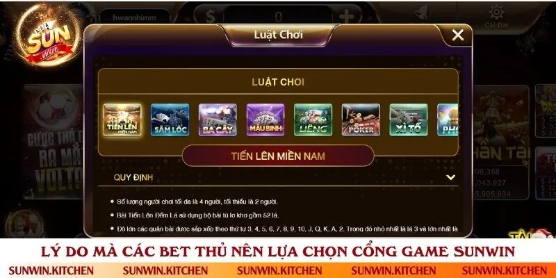 Lý do cộng đồng người chơi tin tưởng và chọn Sunwin để tham gia cá cược