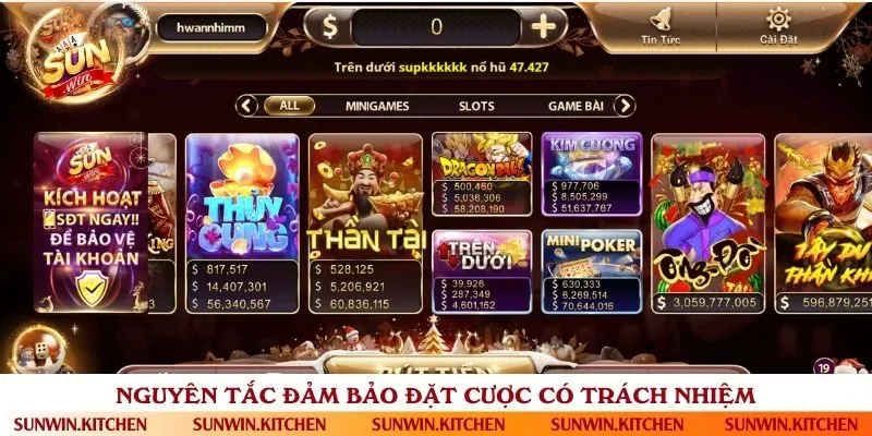 Những nguyên tắc nhằm đảm bảo việc đặt cược luôn có trách nhiệm