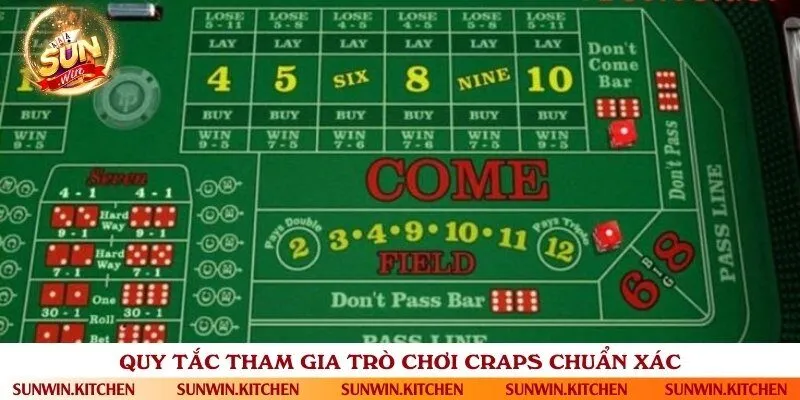 Quy tắc chơi Craps đúng luật cho người mới bắt đầu