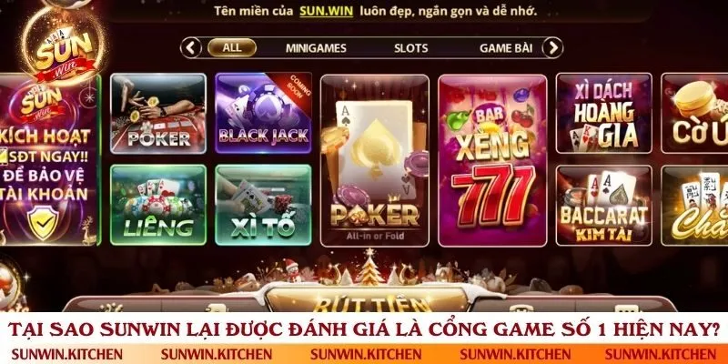 Tìm hiểu lý do vì sao cổng game Sunwin lại được đông đảo người chơi ưa chuộng