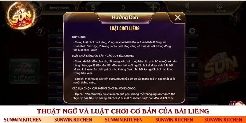 Những thuật ngữ thường dùng và quy tắc chơi game bài Liêng